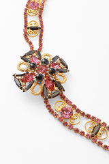 Vintage crystal belt at Recess LA close up 