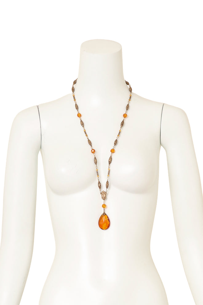 Vintage Sadie Green Nouveau necklace on mannequin @ Recess LA