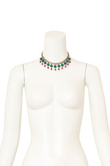 Vintage Ball Bead Fringe Collar Necklace on mannequin @ Recess LA