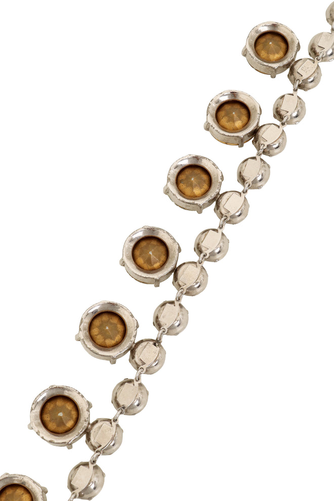  Vintage Crystal Drop Collar back of Necklace @ Recess LA