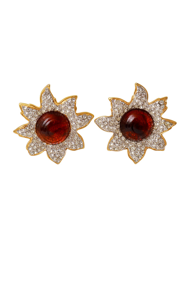 cabochon earrings by Valentino @ Recess LA