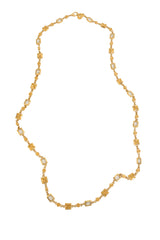 Vintage St. John Faceted Geometric Sautoir Necklace @ Recess LA