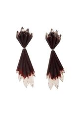 Faceted resin drop earrings @ Recess LA 