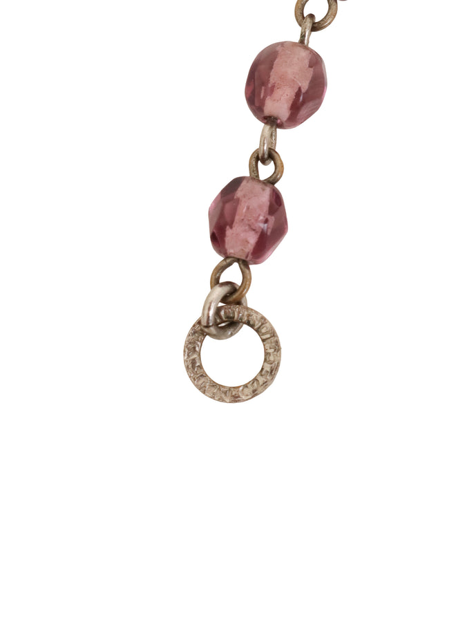 Czechoslovakian Glass Collar Necklace stamp @ Recess LA