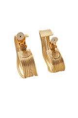 Hoop earrings by Premier Etage Paris backside clips open @ Recess LA 