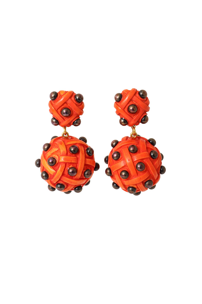 Orb drop earrings @ Recess LA 