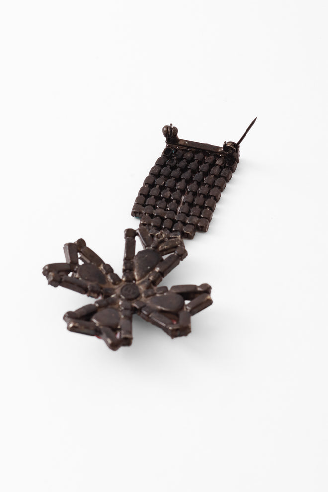cross brooch by B&W @ Recess LA back