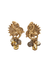 Vintage Zoe Coste Dragon Charm Drop Earrings @ Recess LA