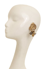 Vintage Zoe Coste Dragon Charm Drop Earrings on mannequin @ Recess LA