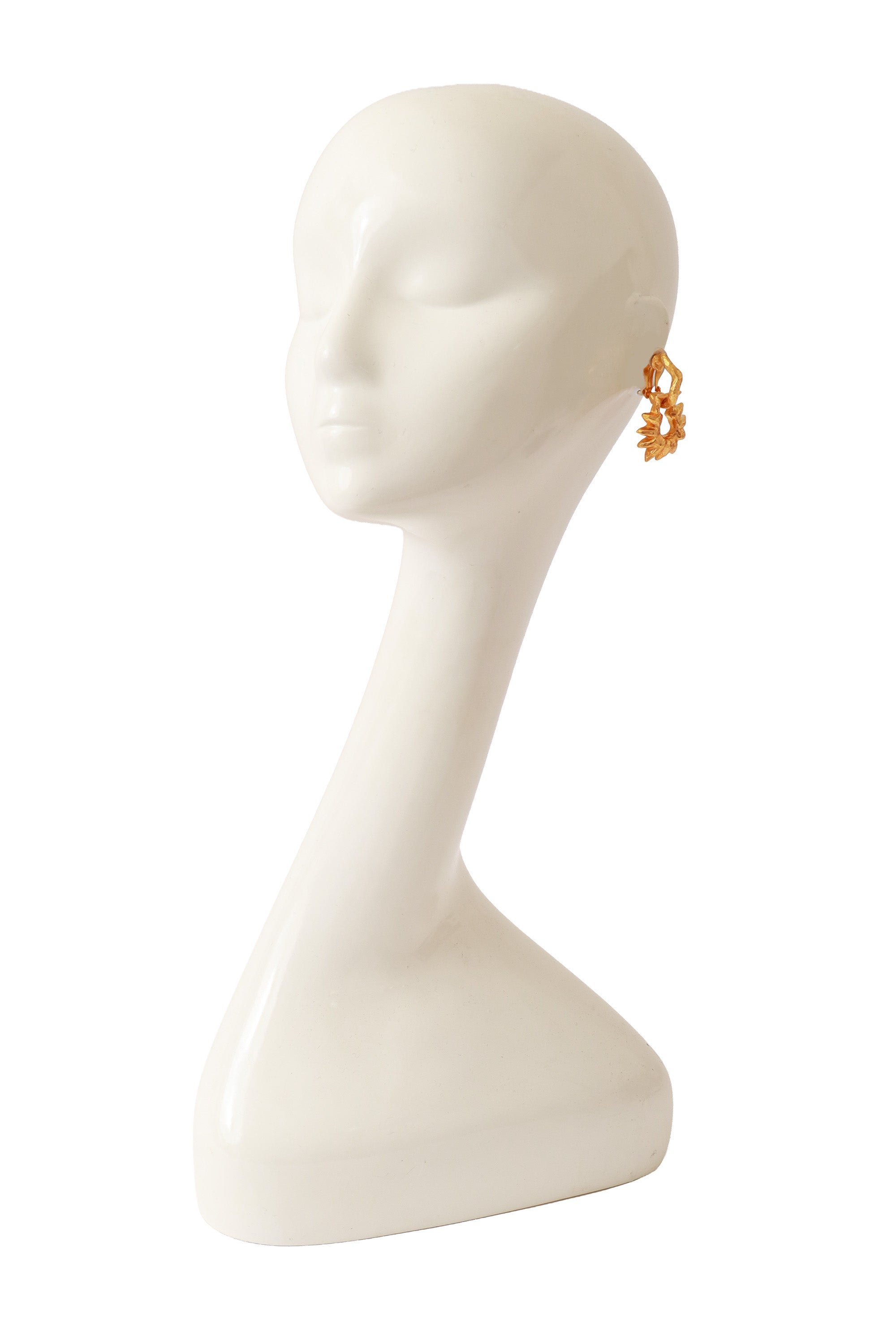 Star Hoop Earrings by Alexis Lahellec on mannequin @ Recess LA