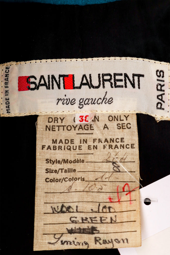 swing coat by Saint Laurent label @ Recess LA