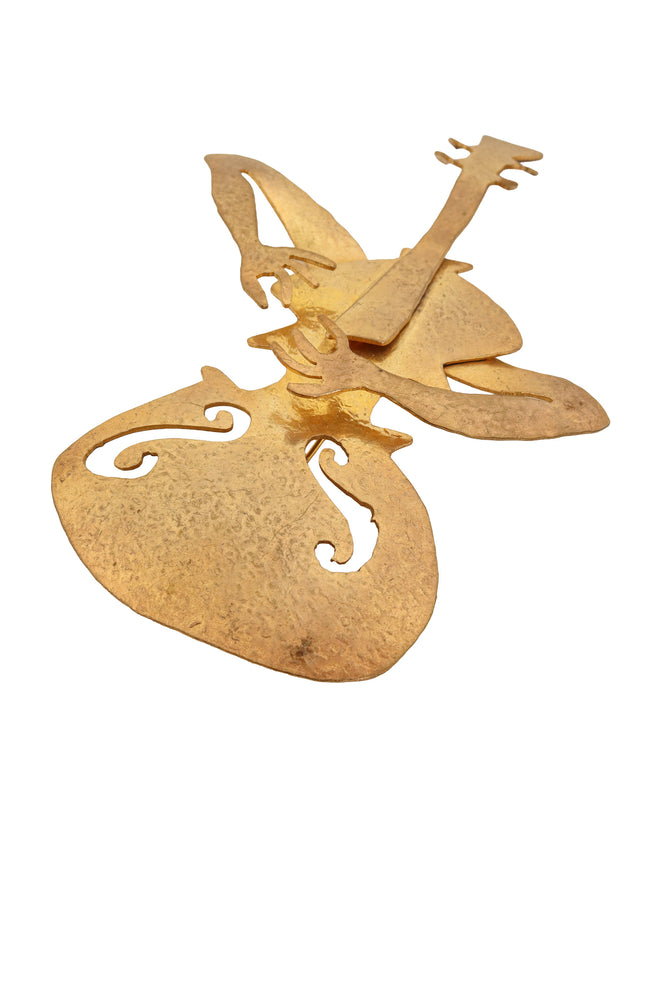 bass man brooch by Hervé Van Der Straeten close @ Recess LA