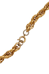 Vintage Ball Bead Fish Station Necklace clasp @ Recess LA