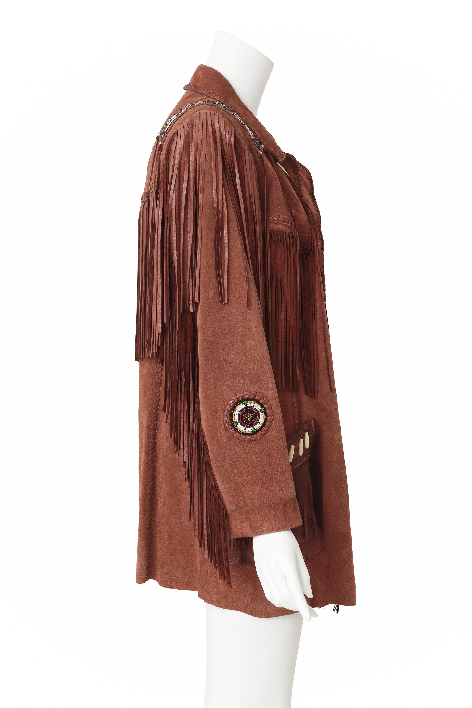 beaded jacket by Arturo on mannequin side @ Recess LA