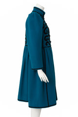 swing coat by Saint Laurent on mannequin side @ Recess LA