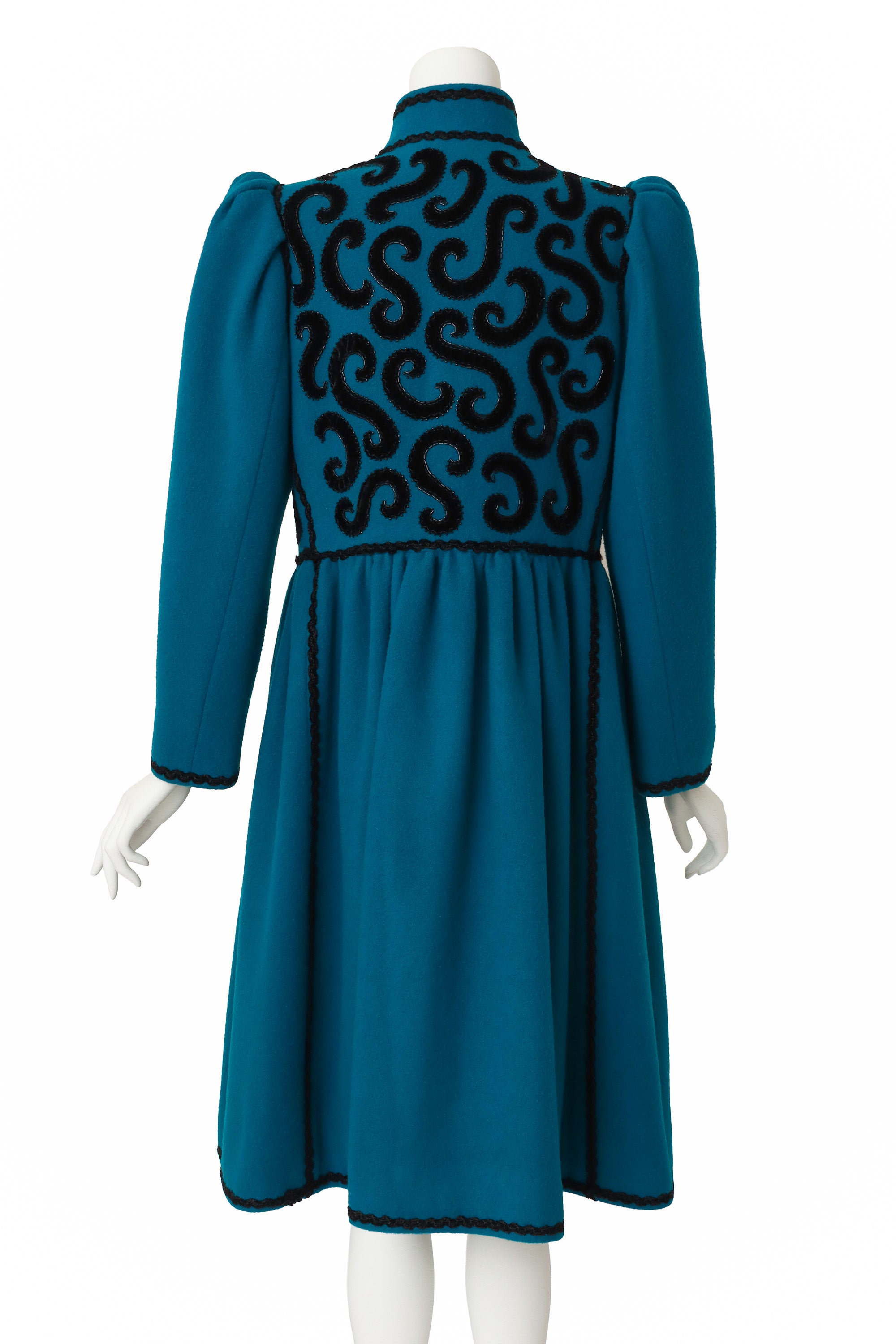 swing coat by Saint Laurent on mannequin back @ Recess LA