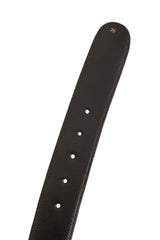 Vintage Gucci Leather Enamel Logo Belt hole adjustments @ Recess LA