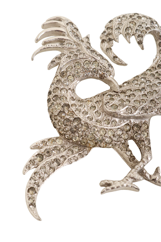 Pavé Griffin Brooch by Reinad discoloration close @ Recess LA 