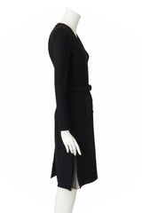 black knit dress by Valentino on mannequin side @ Recess LA