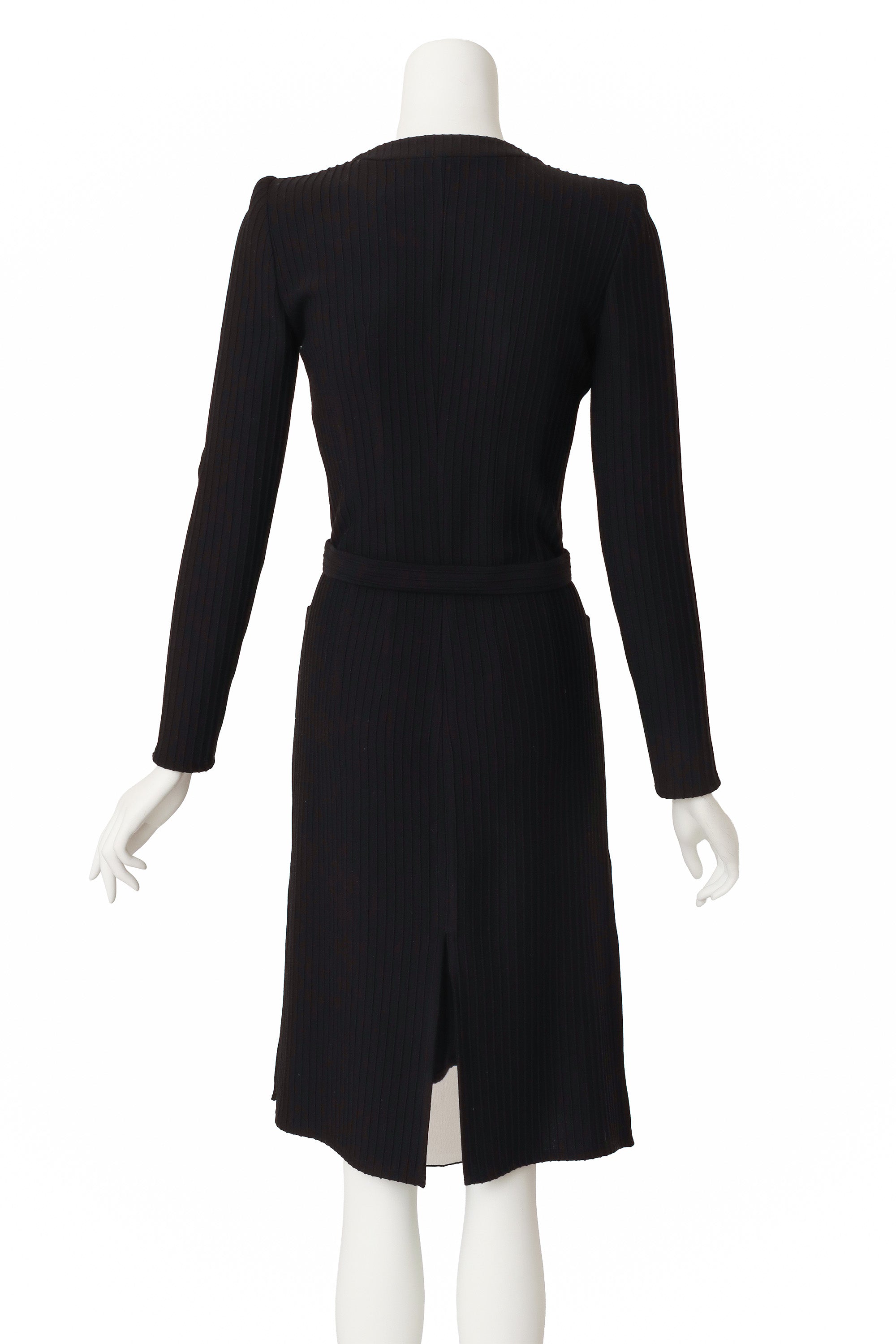 black knit dress by Valentino on mannequin back @ Recess LA