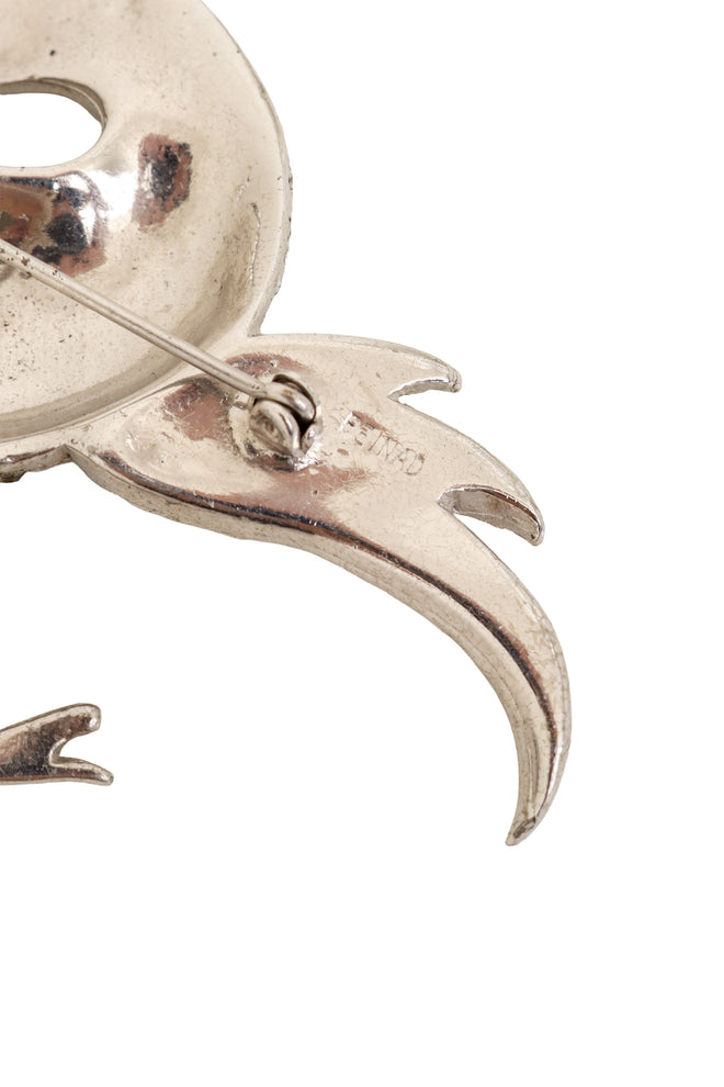 Pavé Griffin Brooch by Reinad logo @ Recess LA