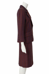 Herringbone Jacket & Skirt Suit Set by Givenchy on mannequin side @ Recess LA