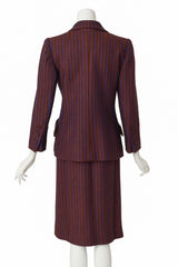 Herringbone Jacket & Skirt Suit Set by Givenchy on mannequin back @ Recess LA