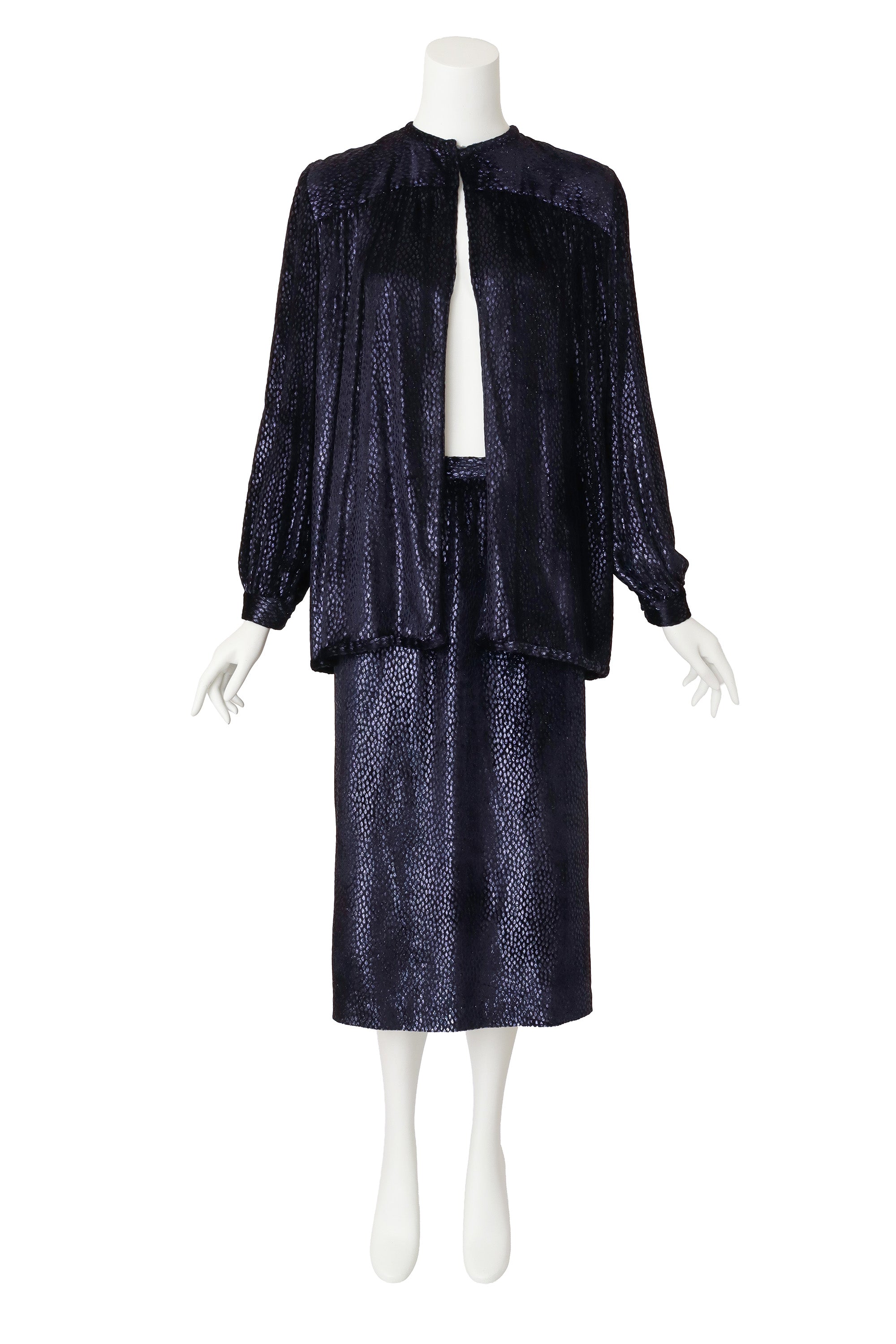 top and skirt set by Beatrice di Borbone on mannequin @ Recess LA