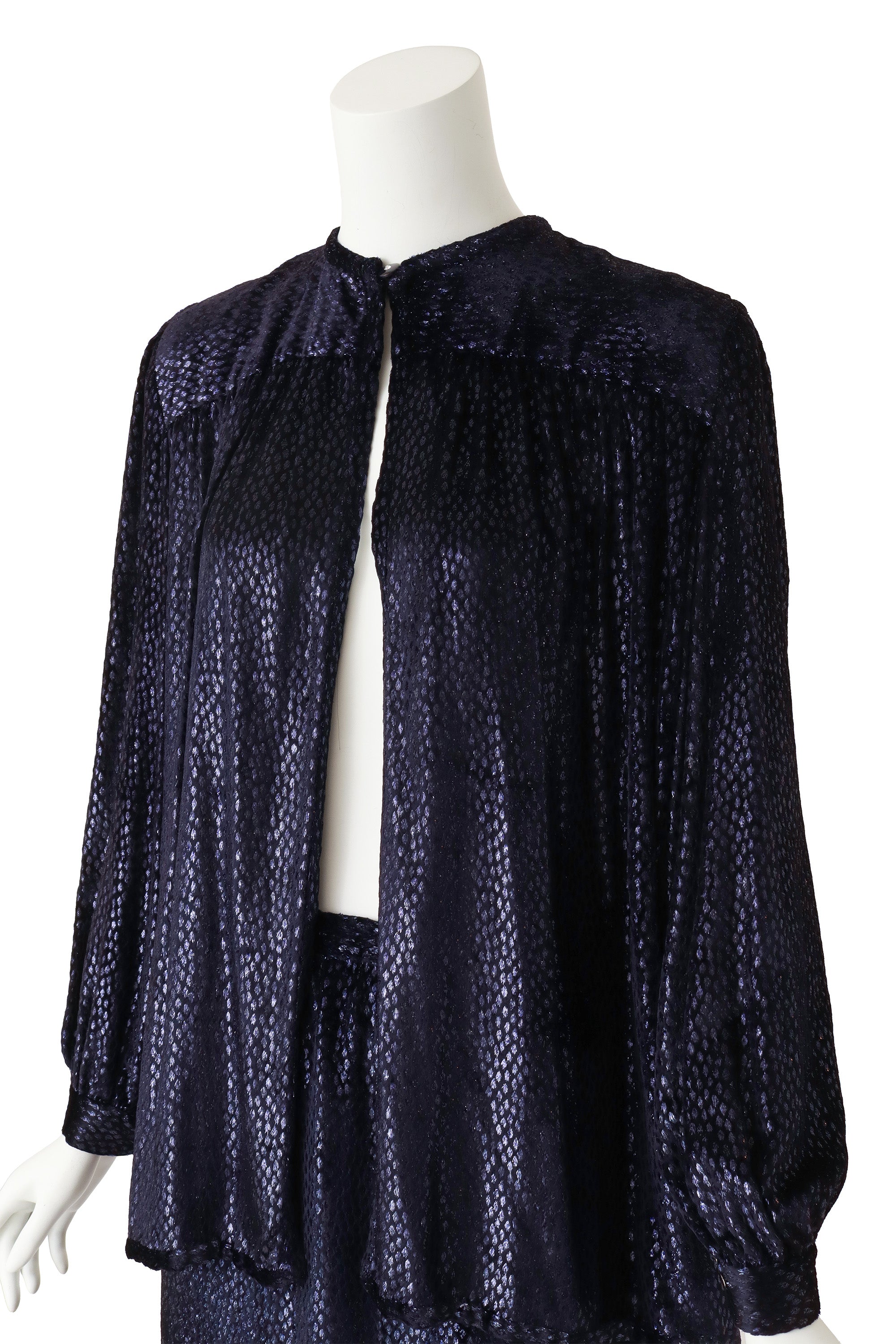 top and skirt set by Beatrice di Borbone on mannequin close @ Recess LA