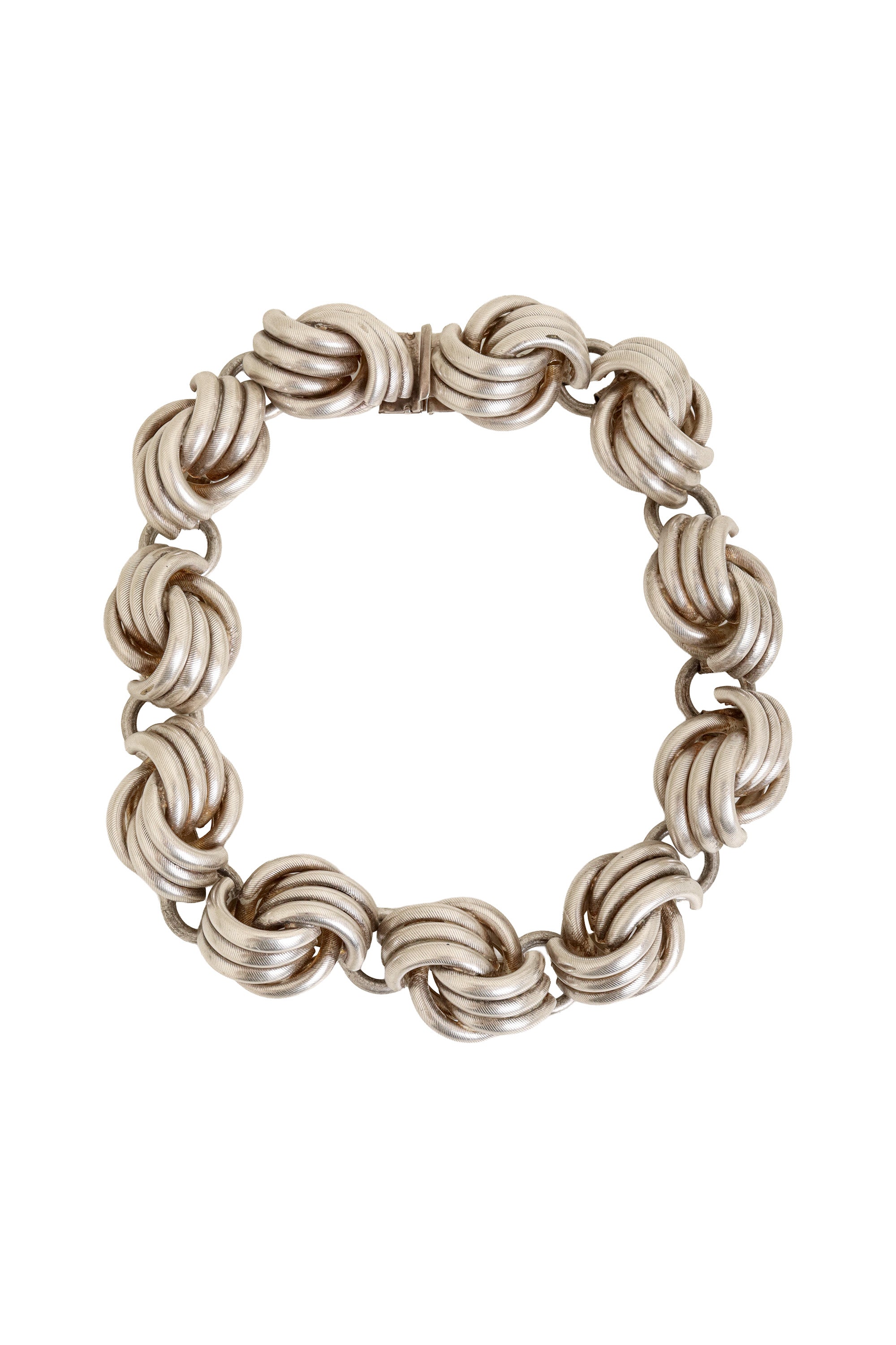 Sculptural Knot Link Necklace by Laura Vogel @ Recess LA