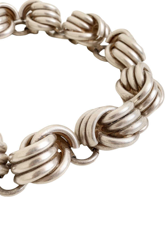 Sculptural Knot Link Necklace by Laura Vogel links close @ Recess LA