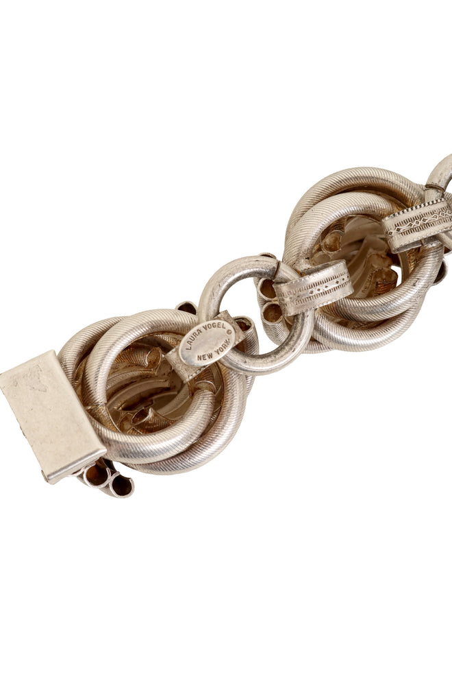Sculptural Knot Link Necklace by Laura Vogel cartouche @ Recess LA