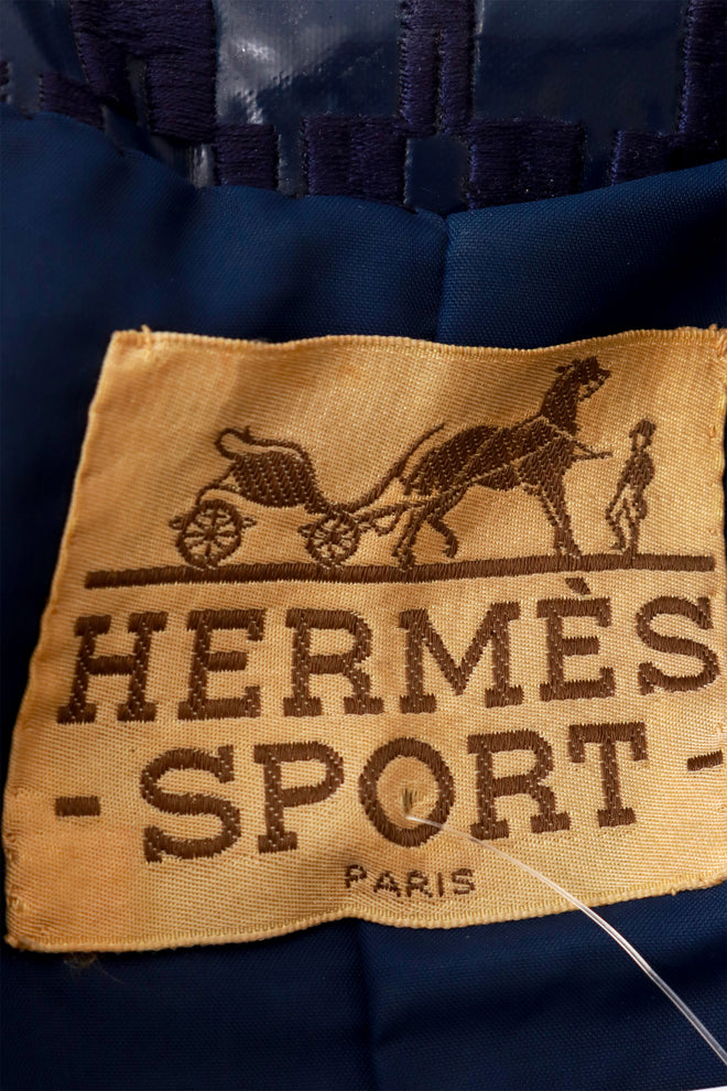 monogram jacket by Hermés label @ Recess LA