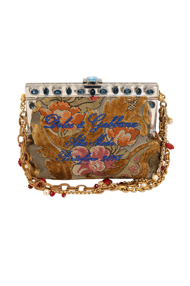 Dolce & Gabbana Brocade Carpet Bag @ Recess LA