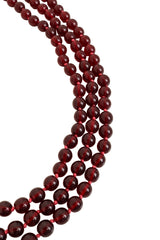 Rhinestone Clasp Bead Necklace beads up close @ Recess LA 