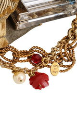 Dolce & Gabbana Brocade Carpet Bag charms @ Recess LA