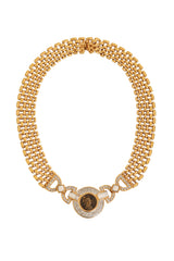 Roman Coin Collar Necklace by Vogue Bijoux @ Recess LA 