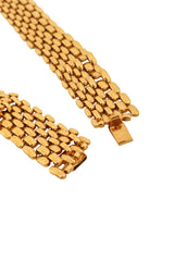 Roman Coin Collar Necklace by Vogue Bijoux clasp @ Recess LA 