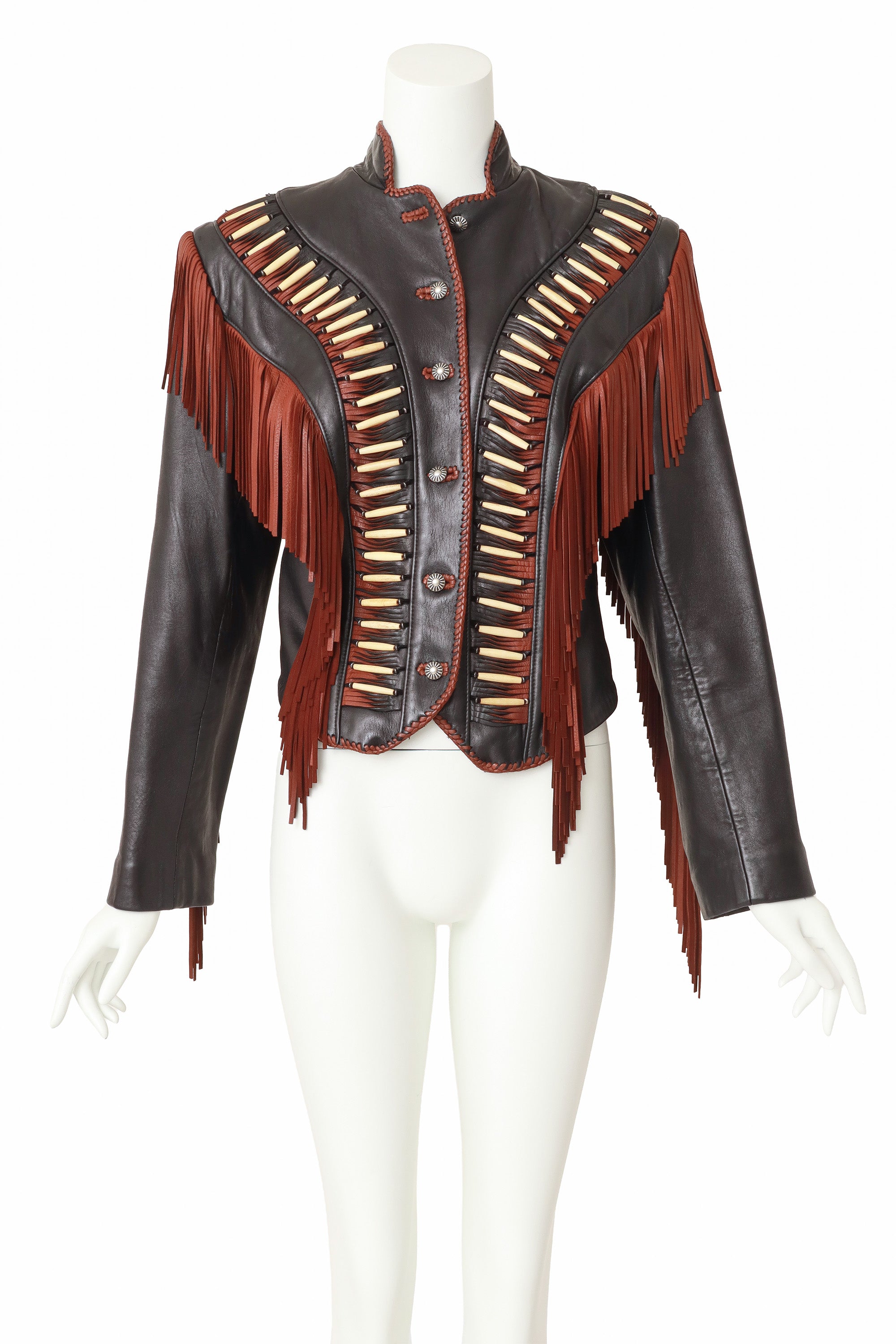 Leather Jacket by Diamond Leathers on mannequin @ Recess LA