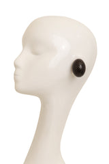 Sterling Egg Dot Earrings on mannequin @ Recess LA