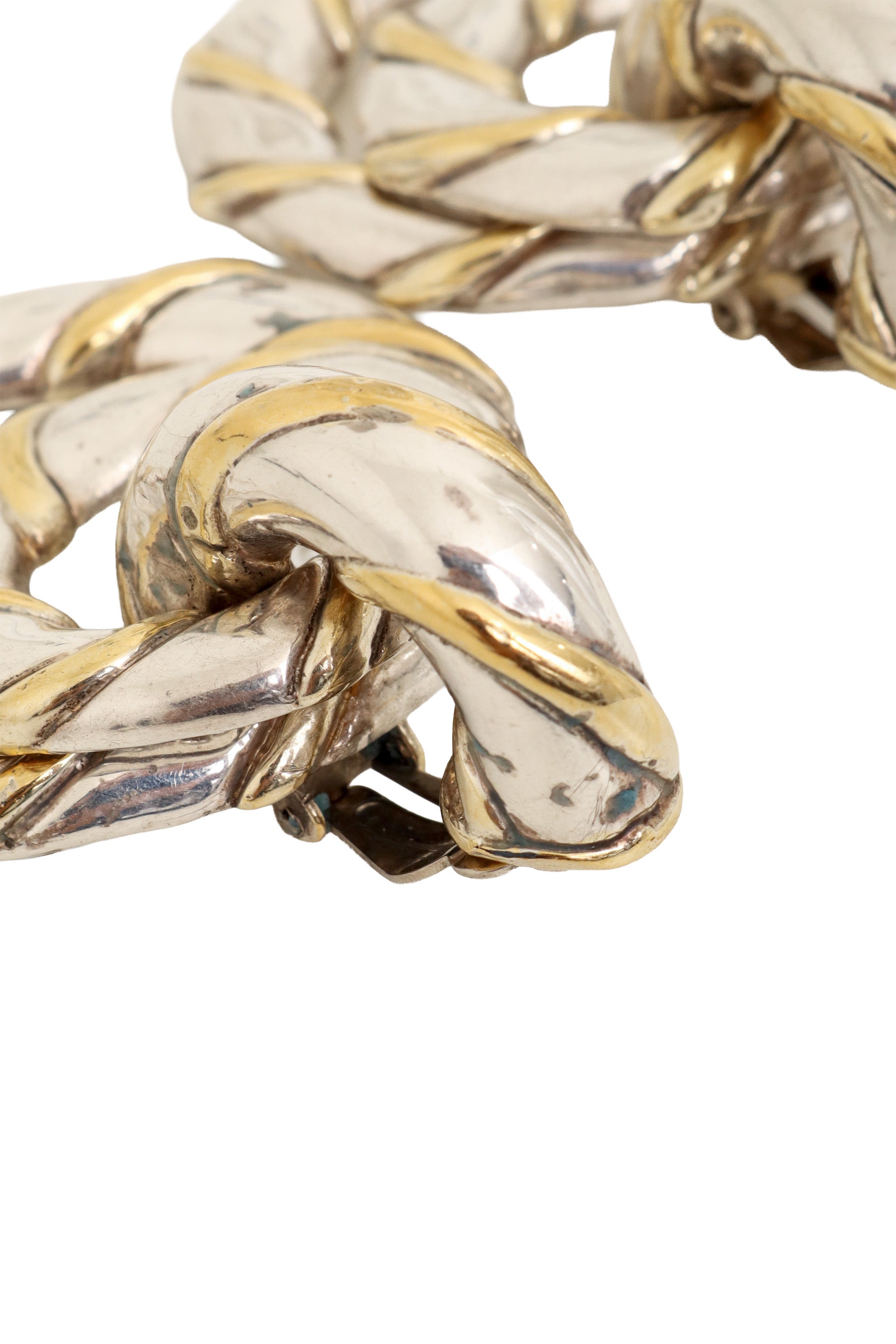 rope link drop earrings by Christian Dior scuff 1 @ Recess LA