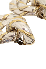 rope link drop earrings by Christian Dior scuff 1 @ Recess LA