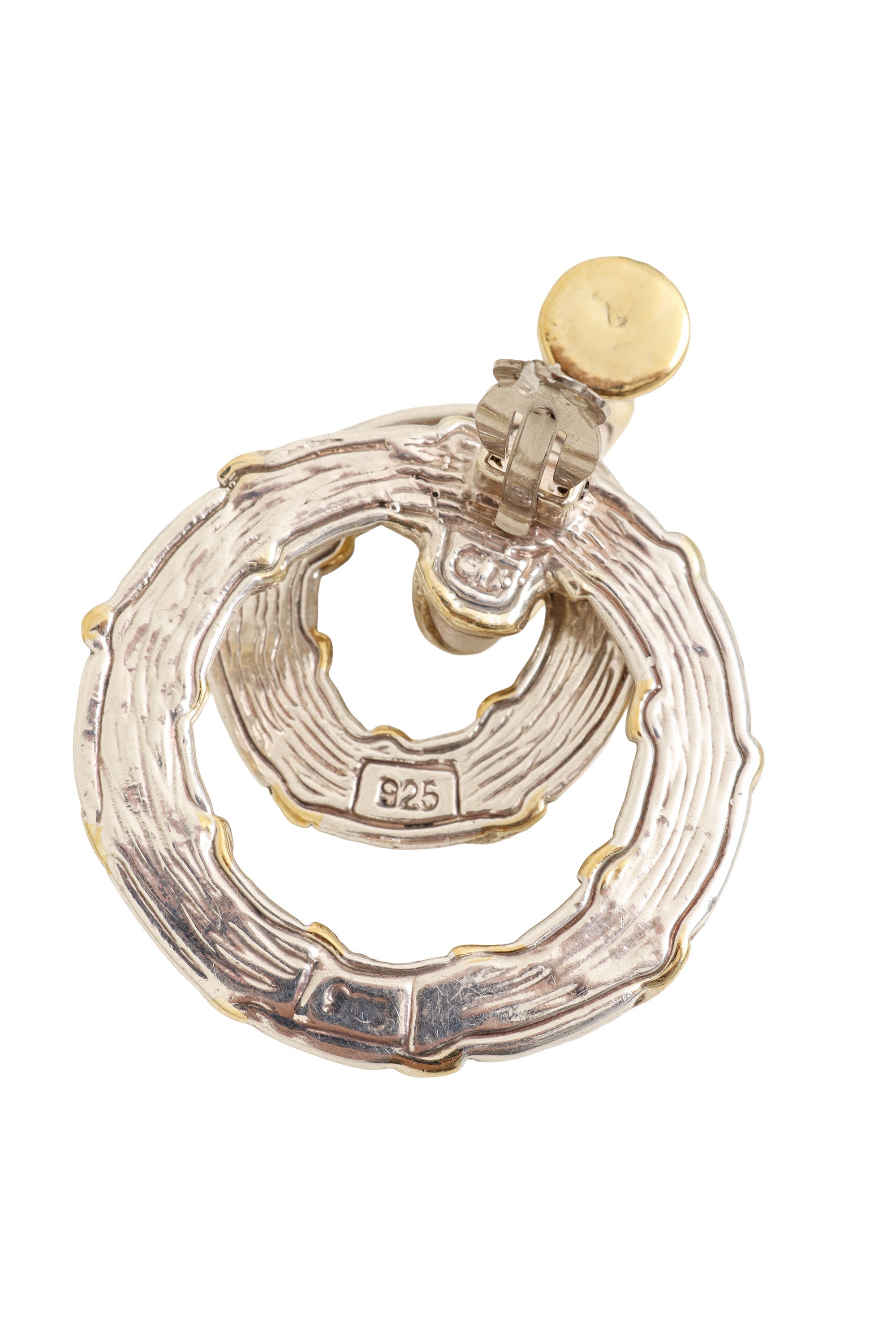 rope link drop earrings by Christian Dior marks @ Recess LA