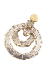 rope link drop earrings by Christian Dior marks @ Recess LA