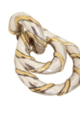 rope link drop earrings by Christian Dior scuffs 2 @ Recess LA