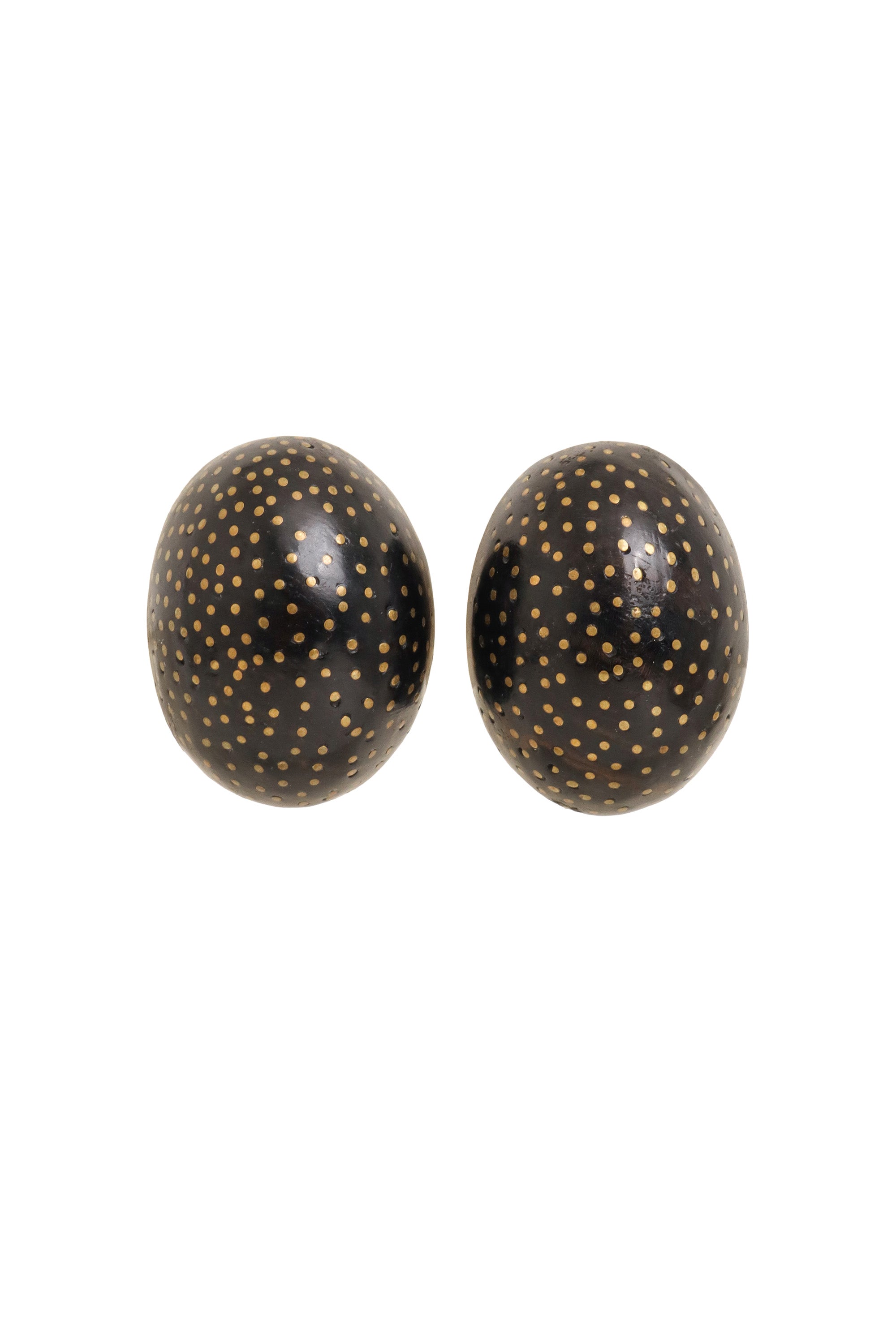 Sterling Egg Dot Earrings by Patricia Von Musulin @ Recess LA