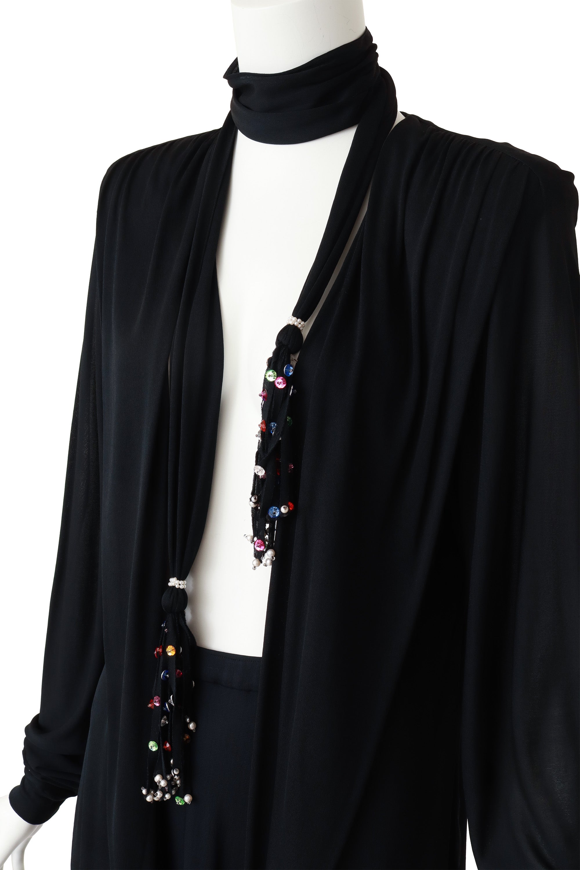 Jacket, Skirt & Scarf Set by Holly's Harp on mannequin close @ Recess LA