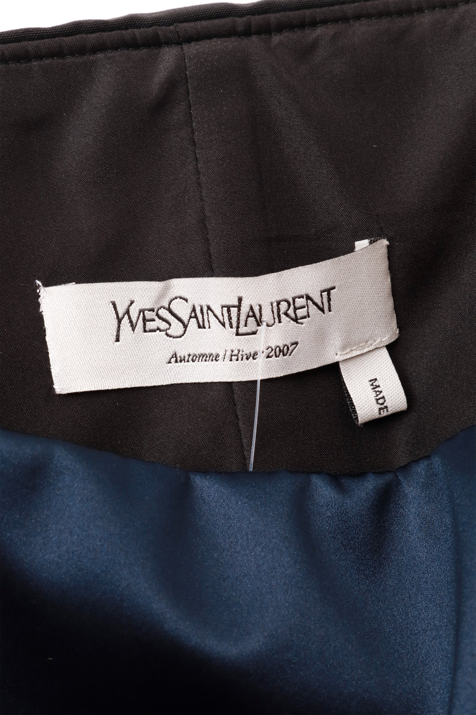 strapless jumpsuit by Yves Saint Laurent label @ Recess LA