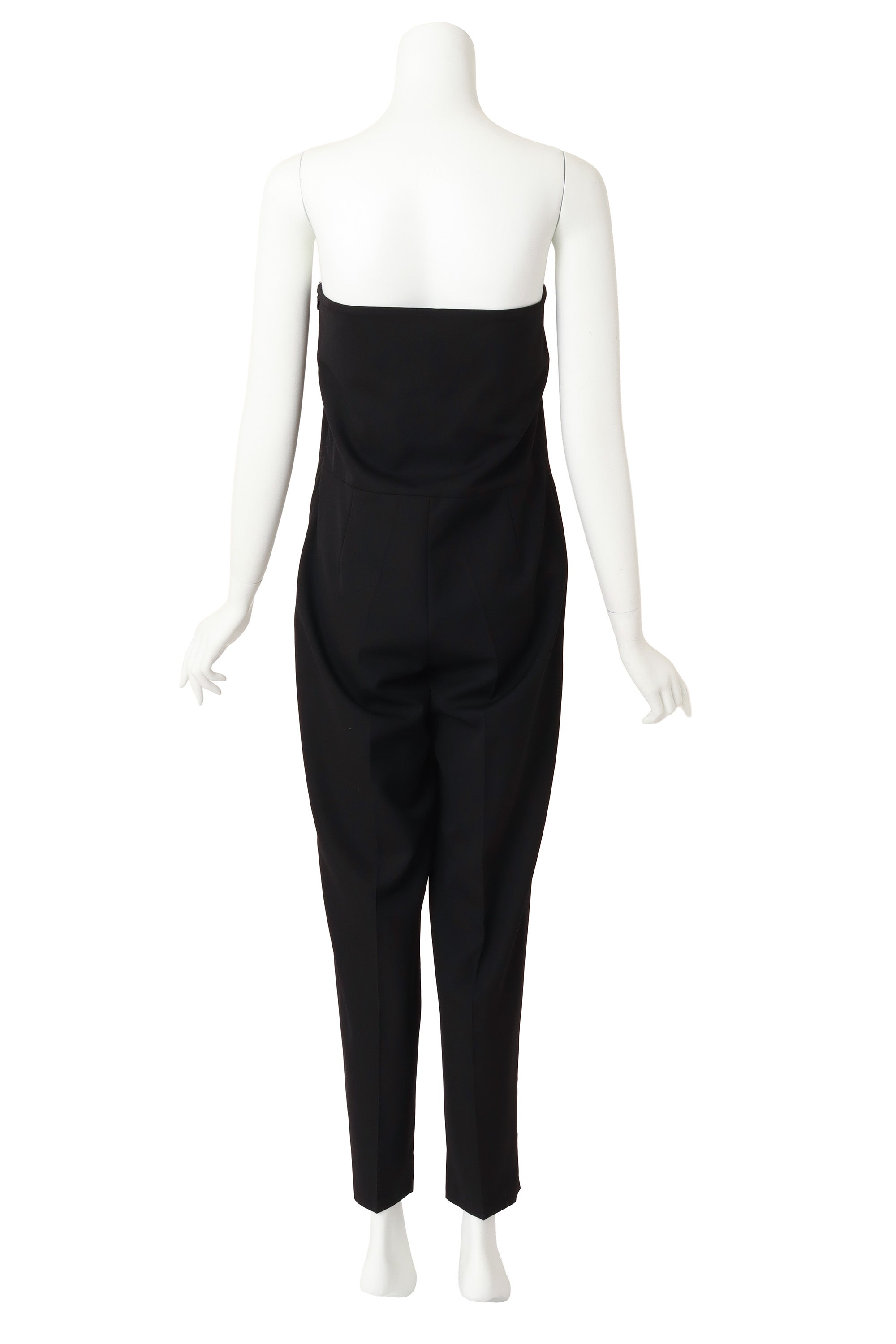 strapless jumpsuit by Yves Saint Laurent on mannequin back @ Recess LA
