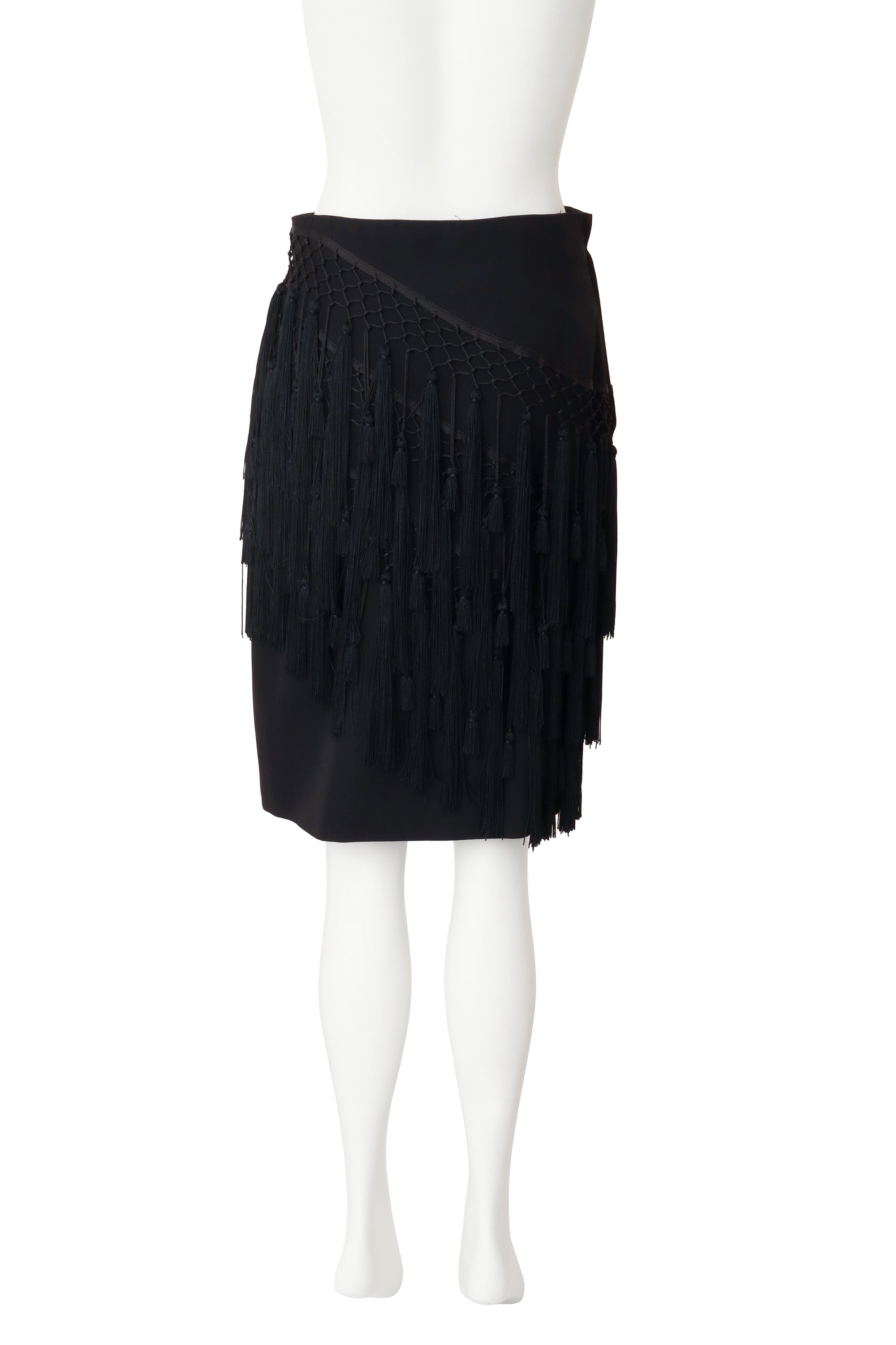 tassel skirt by Gianni Versace on mannequin back @ Recess LA
